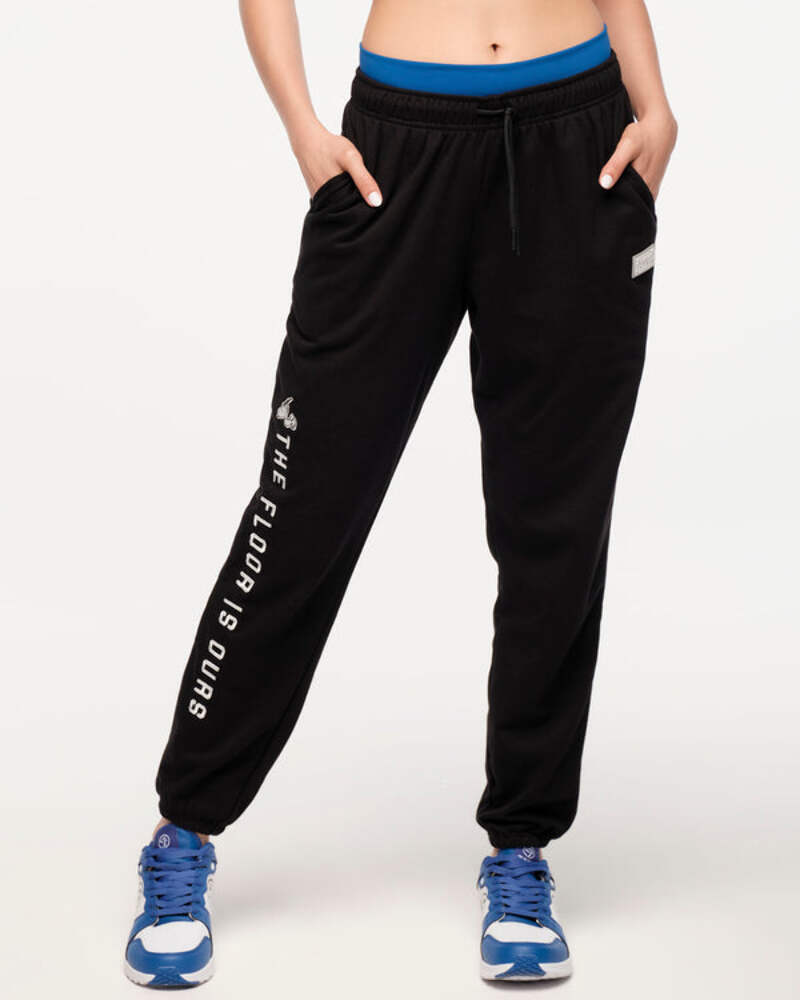 【ZUMBA×PEANUTS 】ズンバウェア パンツ Zumba X Peanuts Double Waisted Slouch Sweatpants - Bold